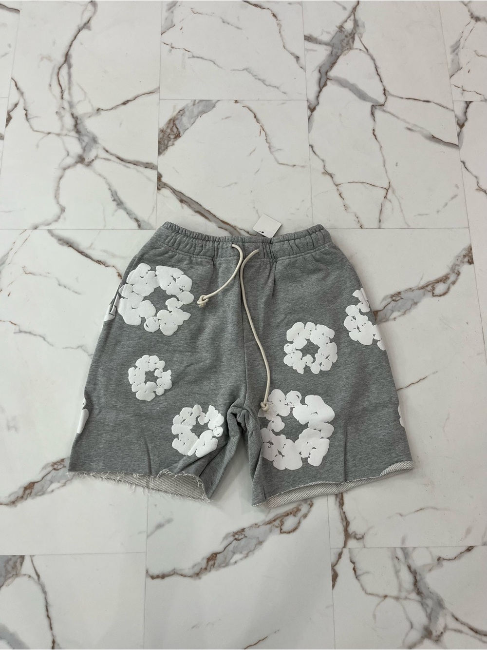 Denim tear shorts